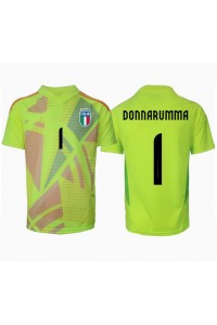 Italia Gianluigi Donnarumma #1 Keeper Fotballdrakt Hjemme Klær EM 2024 Korte ermer
